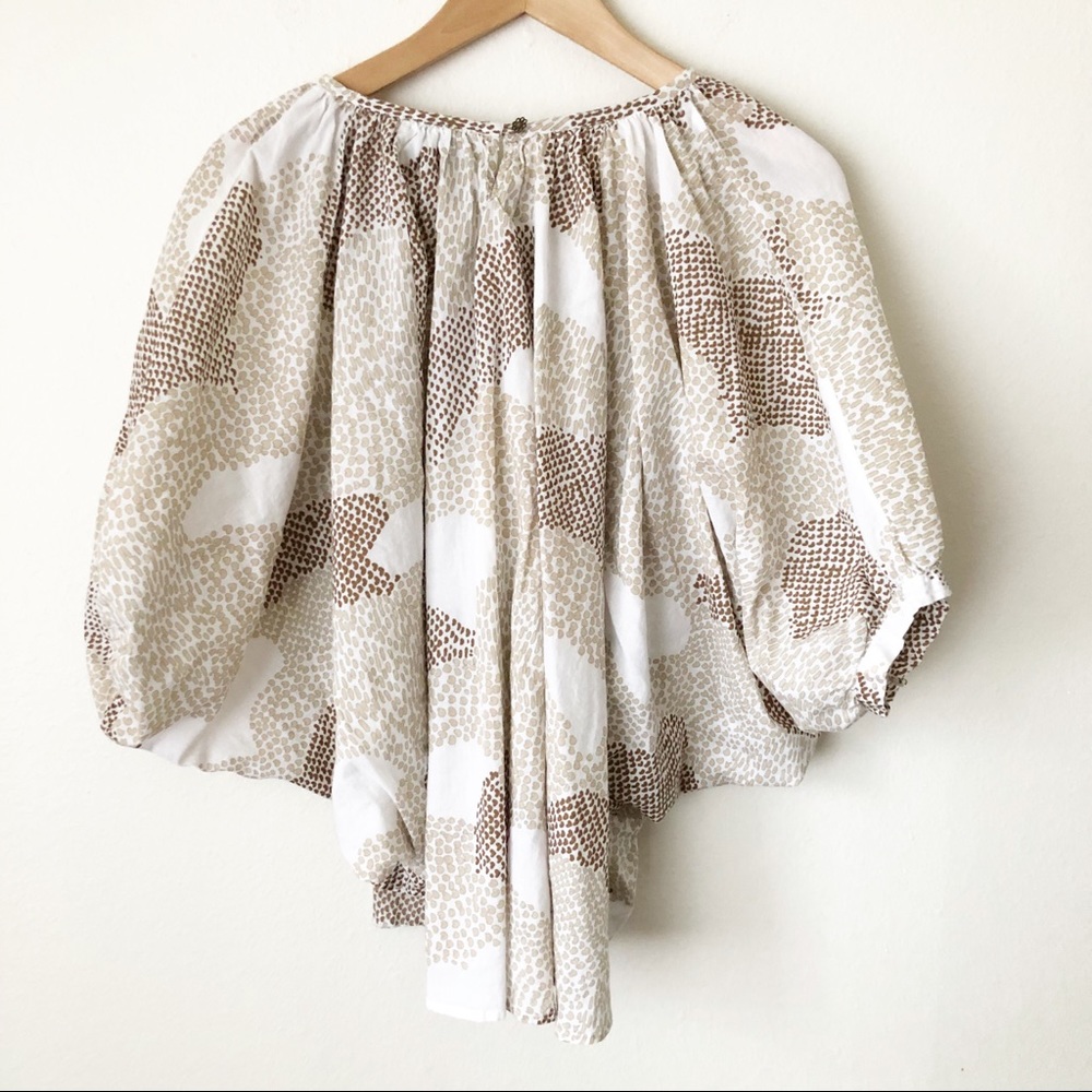 Anthropologie Maeve Coeurs Heart Cotton Blouse - Picture 6 of 11